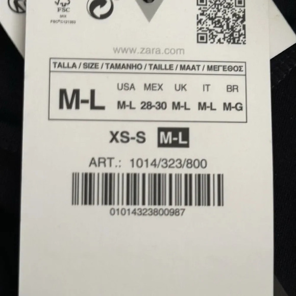 ZARA | Black | RUCHED SEAMLESS DRESS - Picture 8 of 11